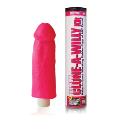 Klona en Willy heta rosa Vibrator